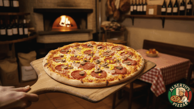 sabor de Italia llega a tu mesa con Albertos Pizzas