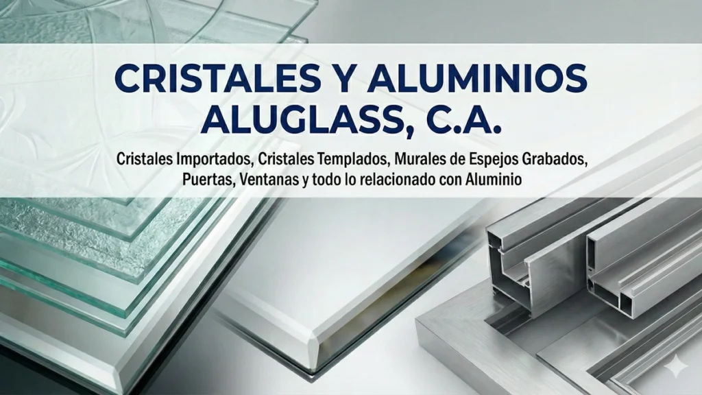 Cristales y Aluminios ALUGLASS, C.A. – Expertos en Vidrios y Trabajos en Aluminio en El Junquito