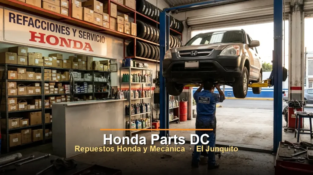 Taller de mecanica y repuestos Honda Parts DC en El Junquito