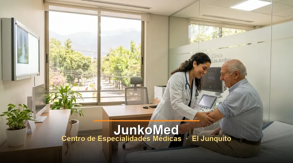 Medico atendiendo paciente en JunkoMed centro de especialidades en El Junquito Km 17