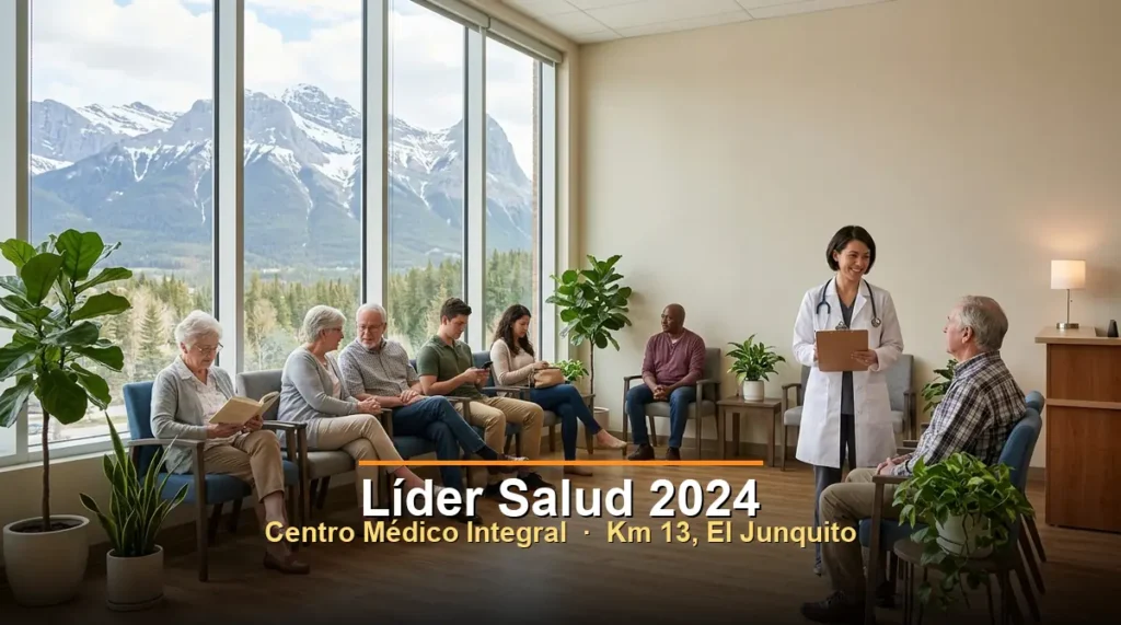 Recepcion centro medico integral Lider Salud 2024 en el Km 13 de El Junquito