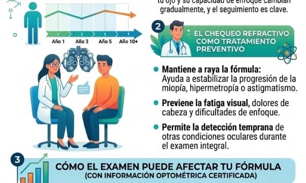 Por qué es importante el chequeo visual refractivo